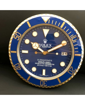 Rolex Submariner- Or, Bleu...