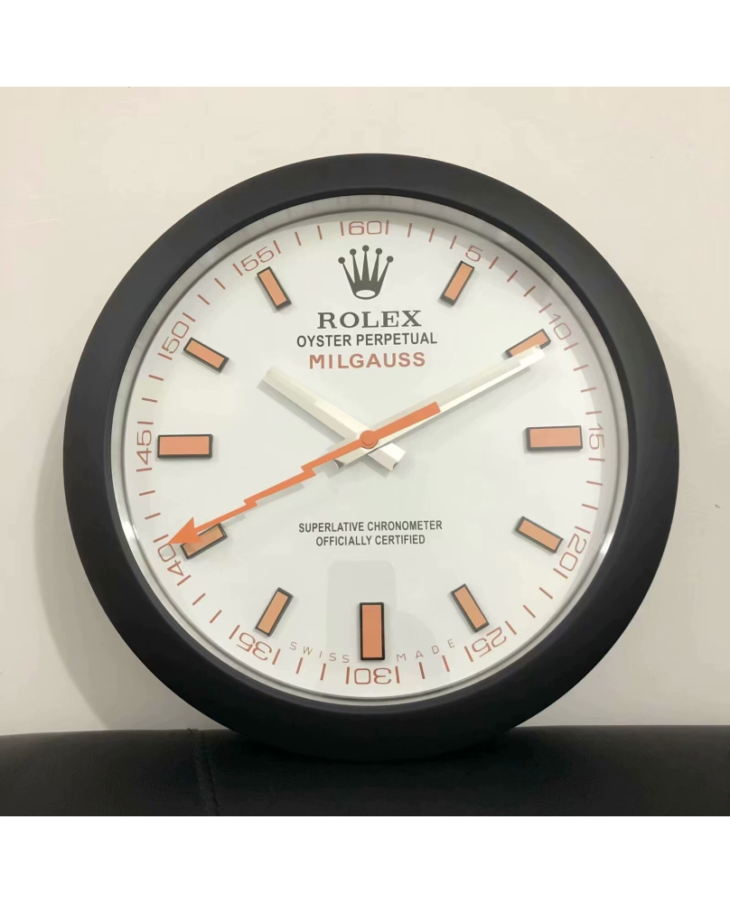 Rolex Milgauss - Noir, Blanc et Orange