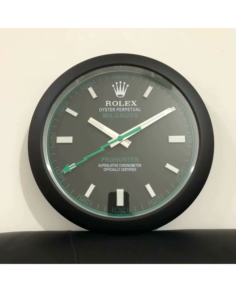 Rolex Milgauss - Noir mat, Noir et Verte