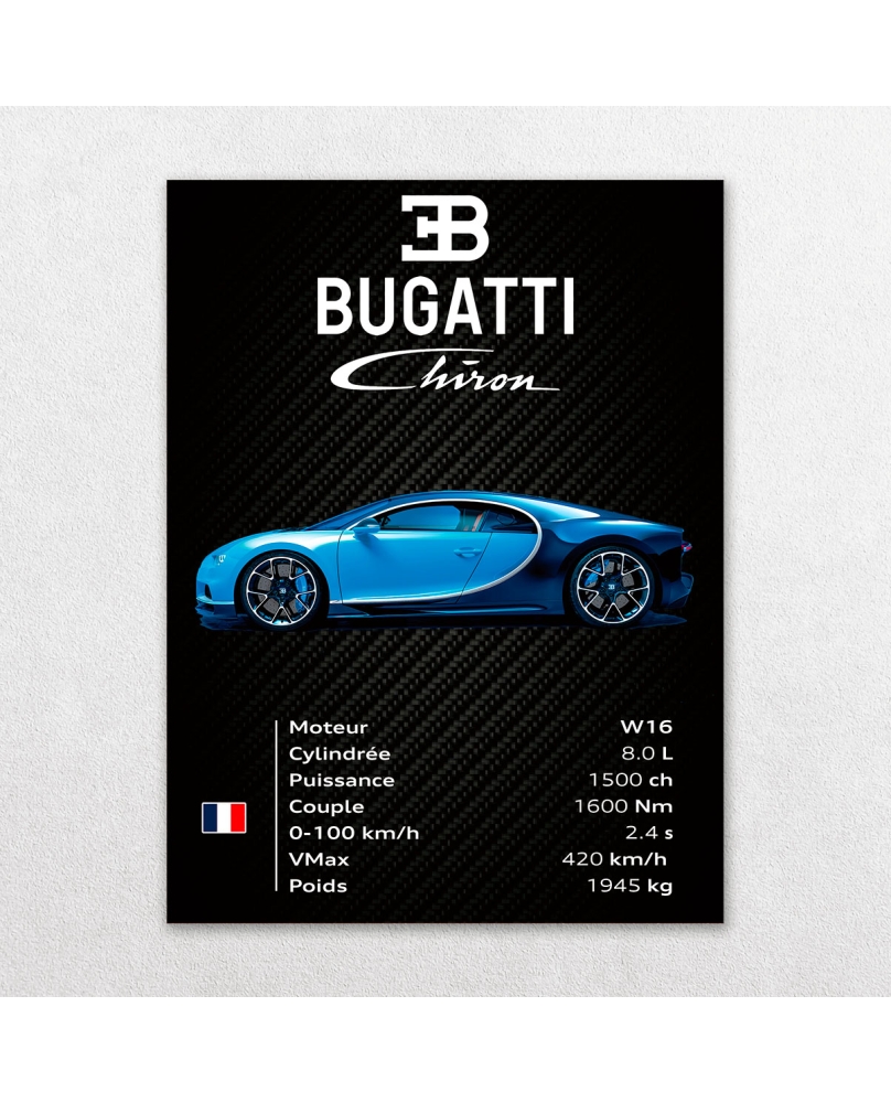 CarSpecs - Bugatti - Personnalisé